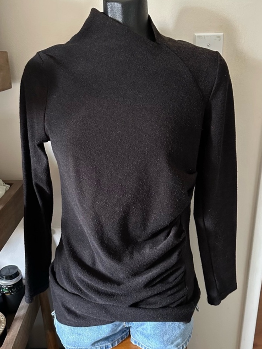 Nom Maternity Black Long Sleeve Top